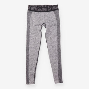 Leggings Grey Marl Logo Waistband Full Length Acti