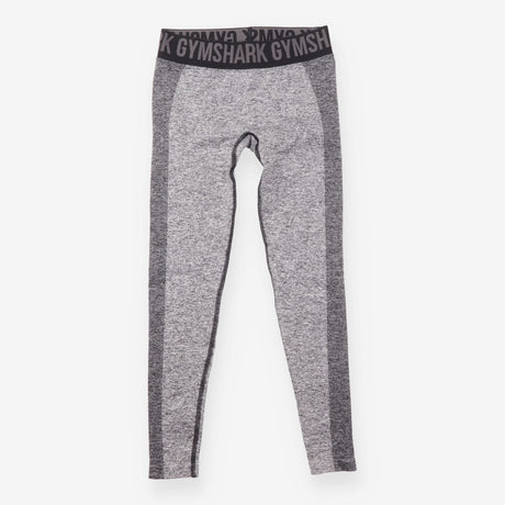 Leggings Grey Marl Logo Waistband Full Length Acti