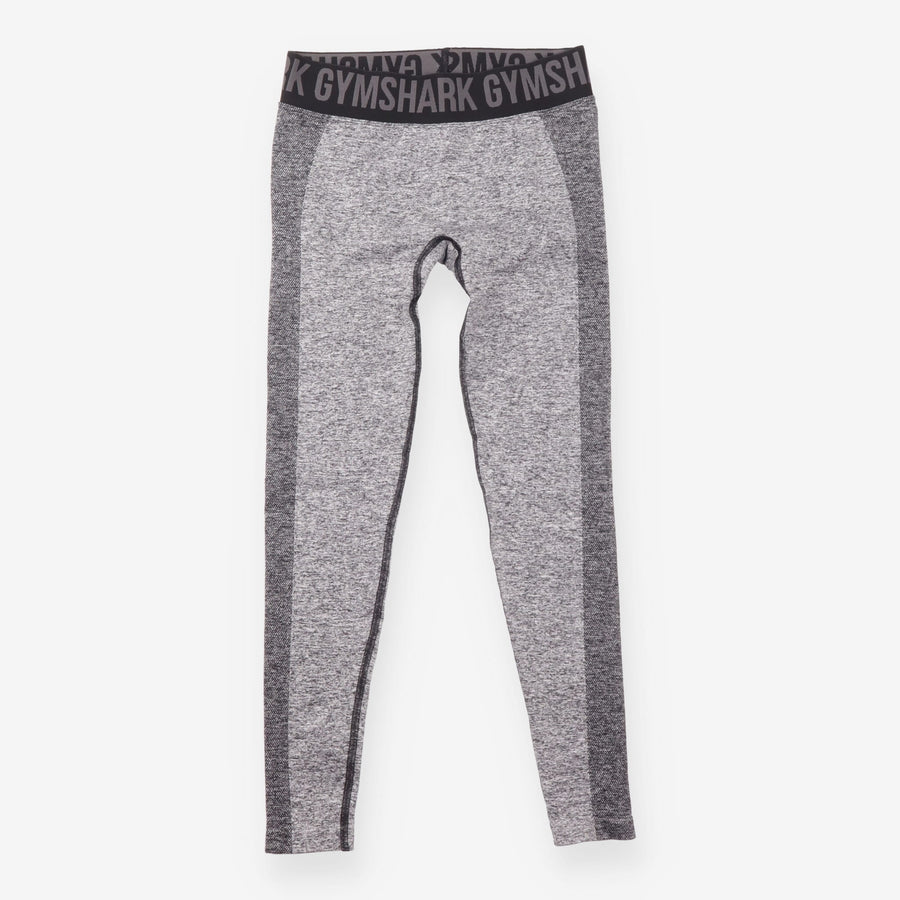 Leggings Grey Marl Logo Waistband Full Length Acti