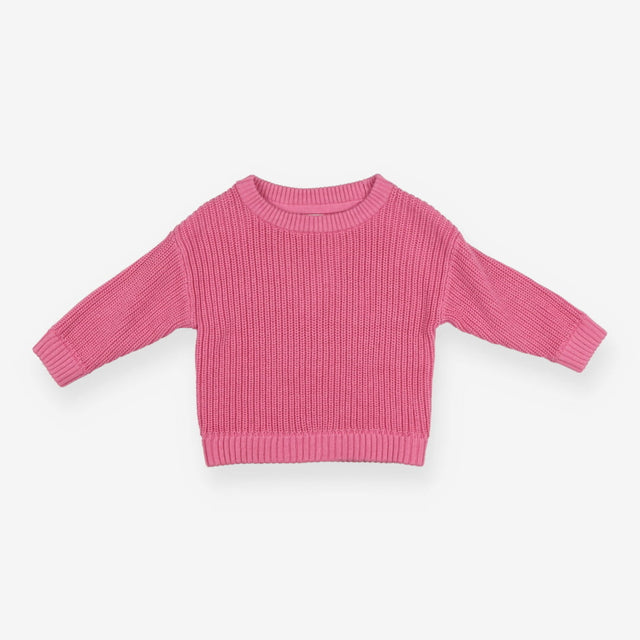 Knit sweater pink
