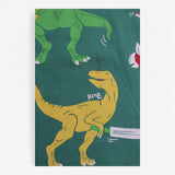 T-shirt Green Dinosaur Tennis Match
