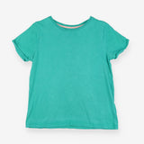 Tee SS green plain