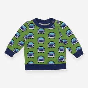 Green Long Sleeve with Cars 