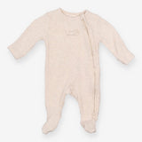 Sleepsuit zip rib cream I Love Daddy