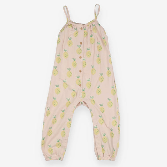 Romper peach with lemons