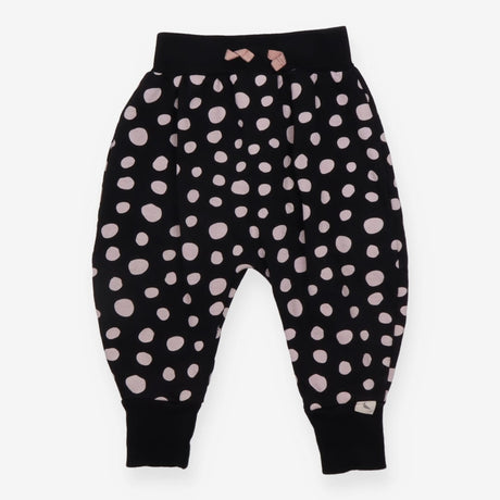 Black Polka Dot Joggers
