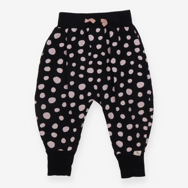 Black Polka Dot Joggers