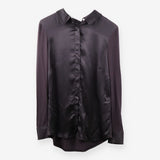 Mint Velvet Silk Front Shirt Ladies Smart Casual W