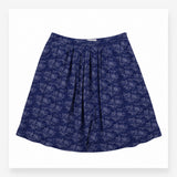 Skirt Navy Coastal Print Viscose