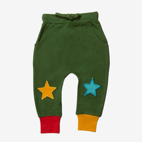 Woodland green star joggers