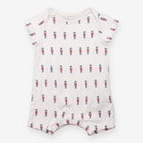 White Royal Guards Romper 