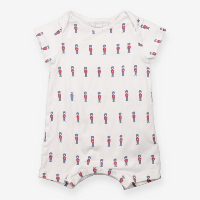 White Royal Guards Romper 