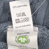 Towelling Dressing Gown Grey