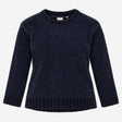 Jumper Crew Neck Chenille Ribbed Navy