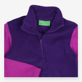 Fleece Half Zip Purple