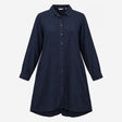 Dress Shirt Long Sleeve Button Down Navy