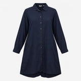Dress Shirt Long Sleeve Button Down Navy