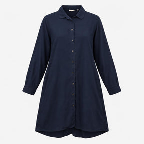 Dress Shirt Long Sleeve Button Down Navy
