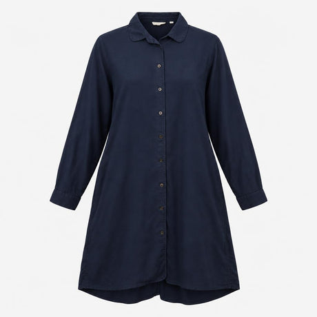Dress Shirt Long Sleeve Button Down Navy
