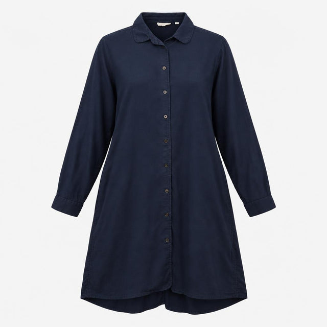 Dress Shirt Long Sleeve Button Down Navy