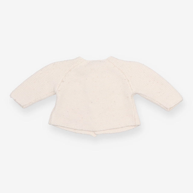 Cream Knit Cardigan Bout'chou