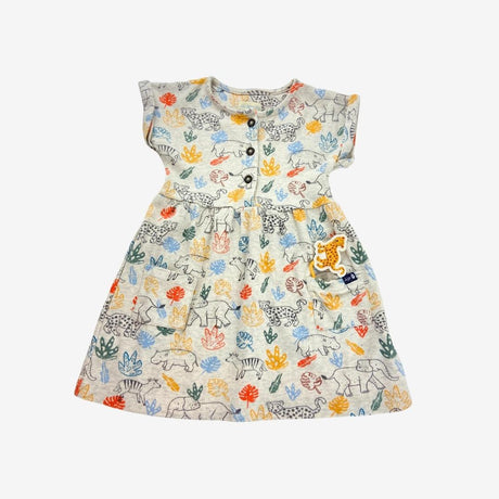 Grey Leopard and friends dress 