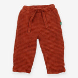 Trousers brown waffle 