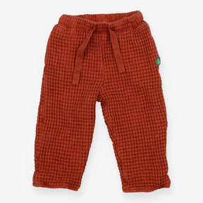Trousers brown waffle 