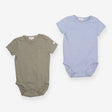 Bodysuits Khaki and Blue 2-Pack