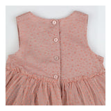 Pink tulle party dress pink spots