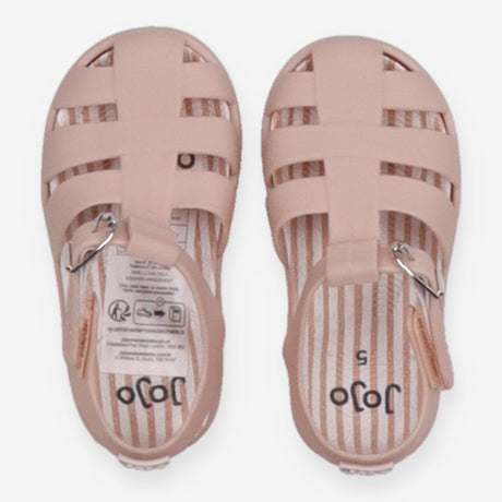 Dusty Pink Velcro Sandals