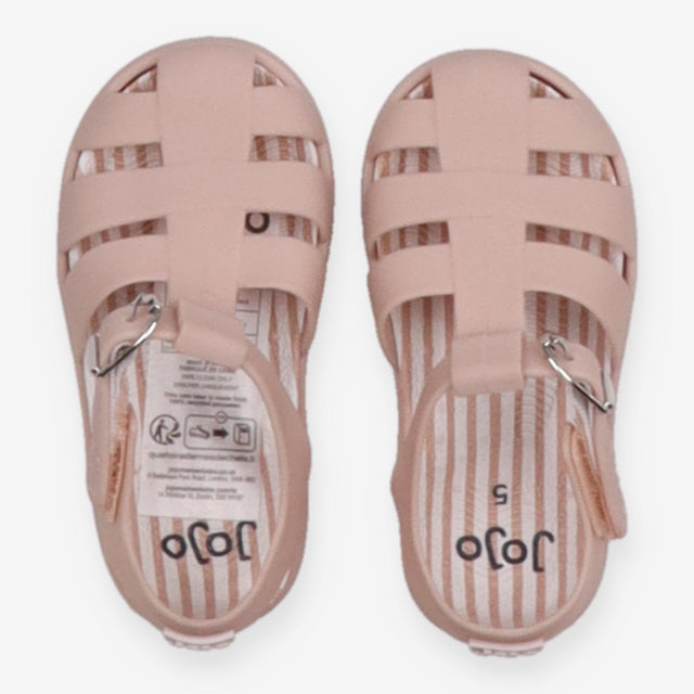 Dusty Pink Velcro Sandals