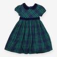 Blue and Green Tartan Dress