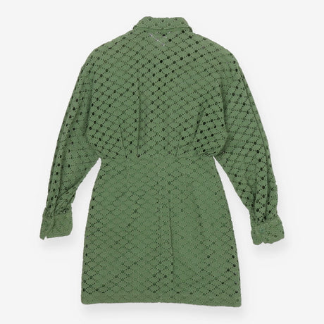 Sandro Shera Broderie Anglaise Mini Shirt Dress FR