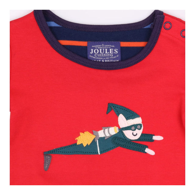 T-Shirt Long Sleeve Red Rocket Elf