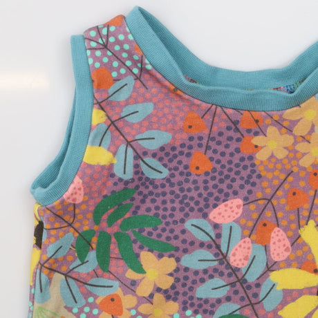 Purple Floral Romper - Biddy & Bear