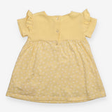 Dress Short Sleeve Yellow Easter Egg Hunt