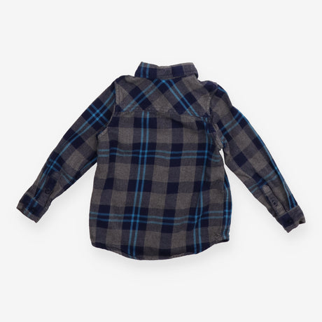 Grey Plaid Shirt 