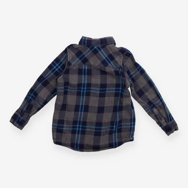 Grey Plaid Shirt 