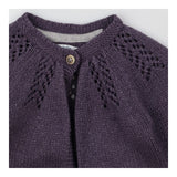 Cardigan purple sparkle