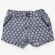 Denim shorts white floral