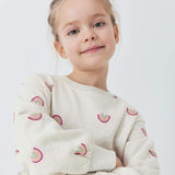 Ecru Rainbow sweater dress