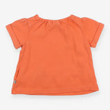 T-shirt orange rainbow tail lemur
