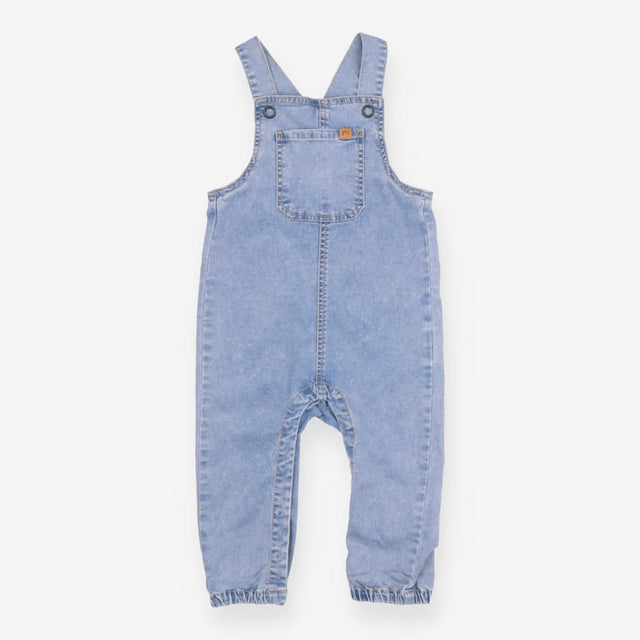 Dungarees denim stretch gather leg