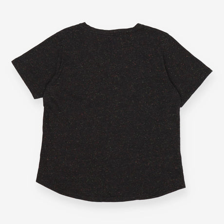 Grey Confetti V‑Neck Organic Cotton T‑Shirt