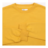 Cotton Crewneck Sweatshirt Mustard Yellow