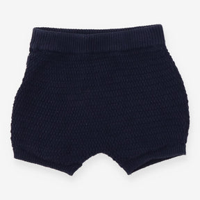 Bubble Shorts Navy Knit