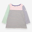 Harbour colour-block striped top