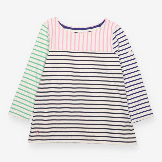 Harbour colour-block striped top