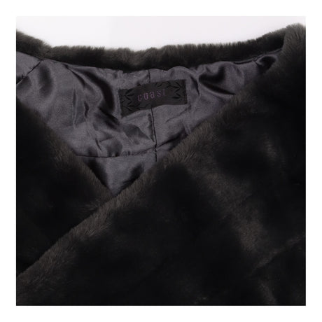 Faux Fur Wrap Charcoal Grey Evening Stole